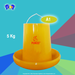 Tempat Pakan Ayam 5 kg grade A1 - punos-min